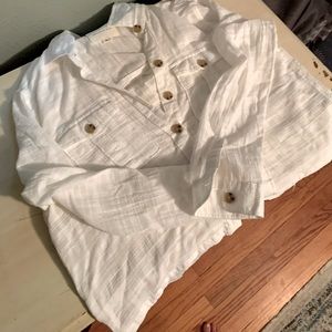 White button up shirt